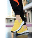 Mustard Stretch Sneakers