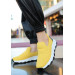 Mustard Stretch Sneakers