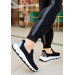 Black Stretch Sneakers