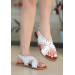 White Leather Sandals