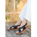 Black Leather Sandals