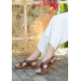 Lilan Tan Leather Sandals