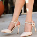 Beige Skin High Heel Shoes