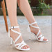 White Cit Heeled Shoes