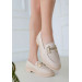 Beige Skin Ballerina Shoes