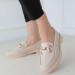 Beige Skin Ballerina Shoes