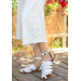 White Leather Sandals