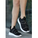 Black Stretch Sneakers