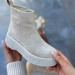 Beige Suede Boots