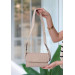 Beige Patent Leather Bag