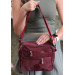 Claret Red Linen Bag