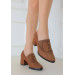 Tan Suede Heeled Shoes