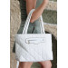 White Satin Bag