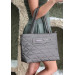 Platinum Satin Bag