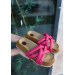 Fuchsia Skin Slippers