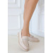 Beige Skin Ballerina Shoes