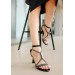 Yulia Black Patent Leather High Heels