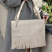 Beige Leather Handbag