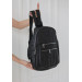 Black Leather Backpack