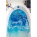 4 Pack Bath Ball Moisture Bomb Bath Bomb Blue