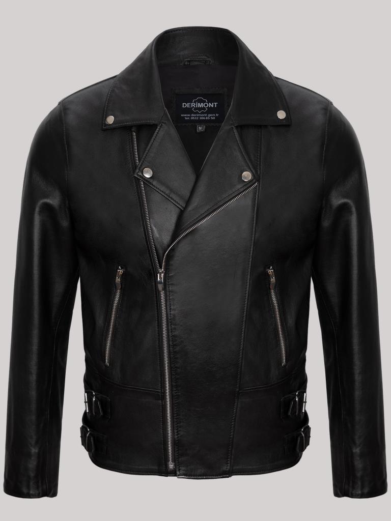 Womens Real Leather Side Zip Fitted Biker Jacket Rib Stitching on  Shoulders. Available in Black, Navy and Brown - Etsy Ireland