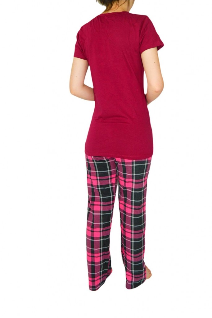 Hudhud Women s Pajama Set Short Sleeve Half Sleeve And One