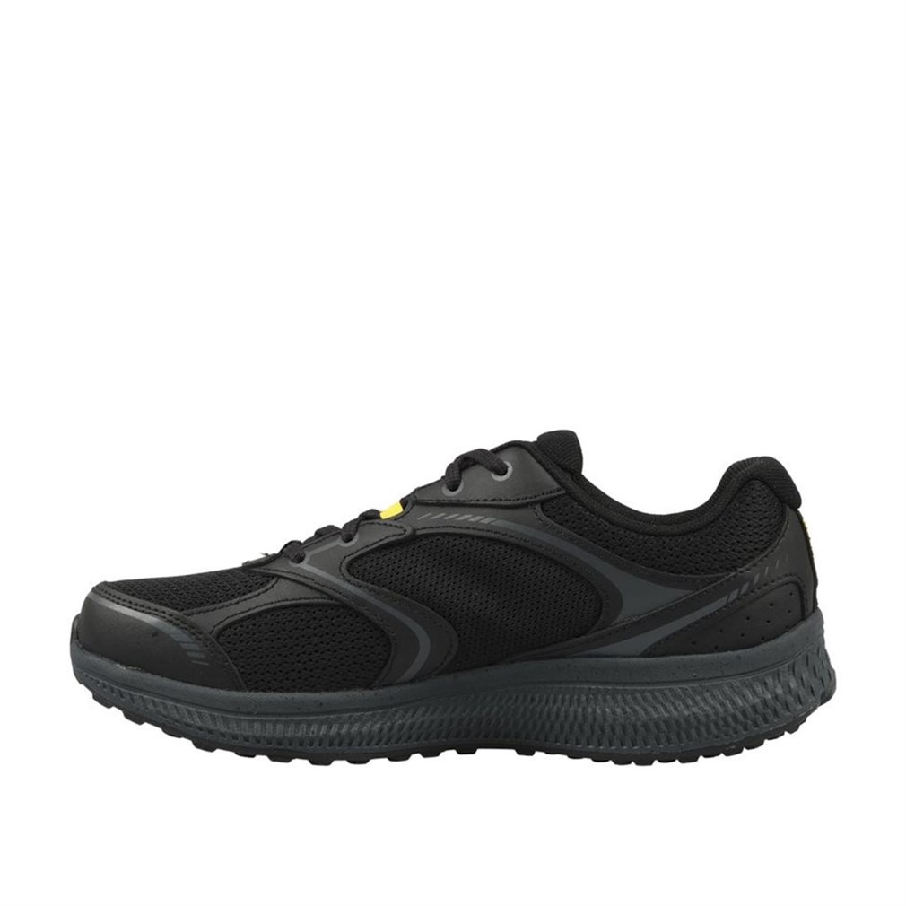 Skechers black clearance shoes yellow