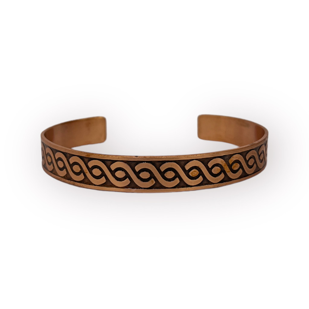 Unisex Wire Wrapped Copper Bracelet | Grace Andersen Designs