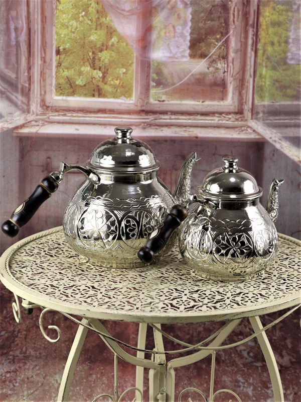 Buy the Vintage Brass Teapot Set