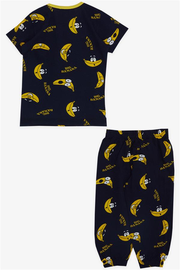 Hudhud - Baby Boy Short Sleeve Pajamas Set Cute Banana Pattern